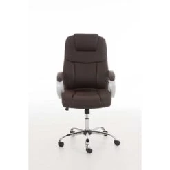 Clp Bureaustoel XL Apoll Kunstleder Bruin -Meubelwinkel 1000082855 0102