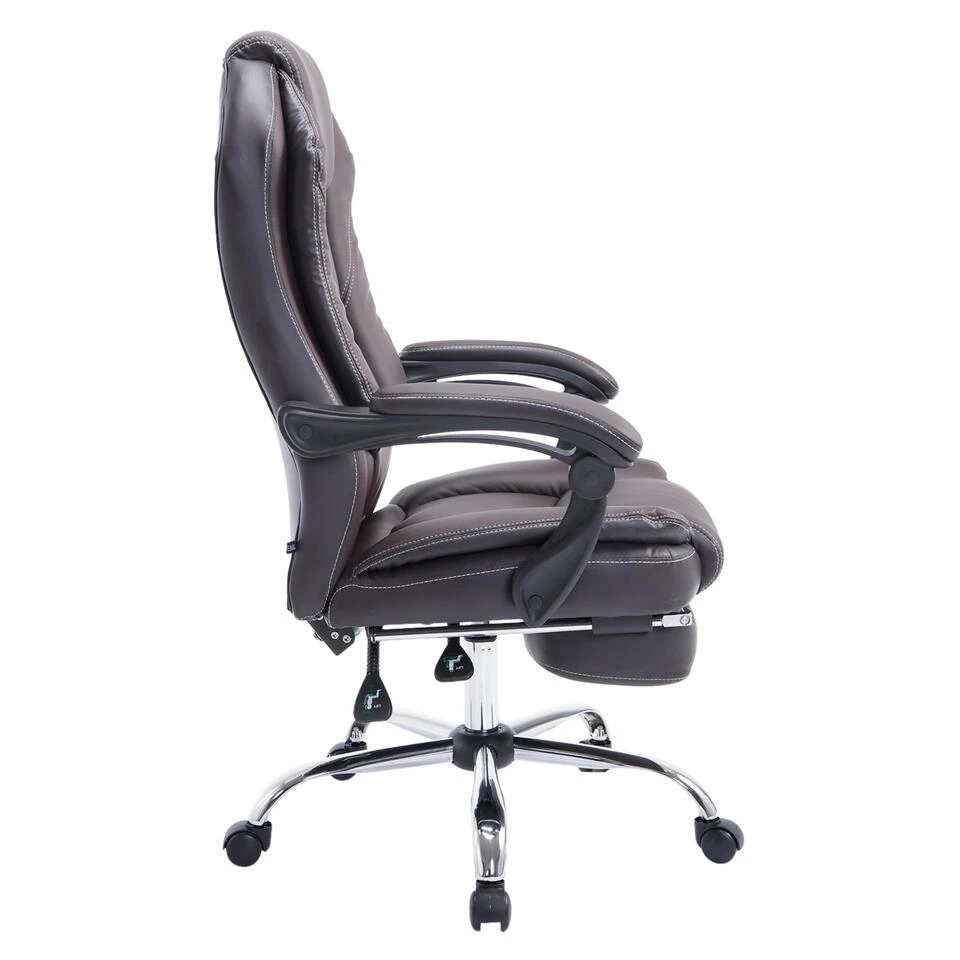 Clp Bureaustoel Castle Kunstleder Bruin 5 Clp Bureaustoel Castle Kunstleder Bruin - Afbeelding 3