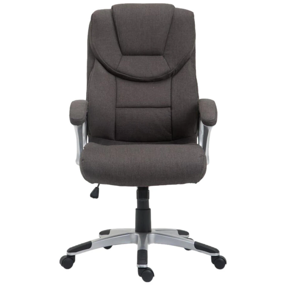 Clp Bureaustoel Texas Stof Grijs 4 Clp Bureaustoel Texas Stof Grijs - Afbeelding 2