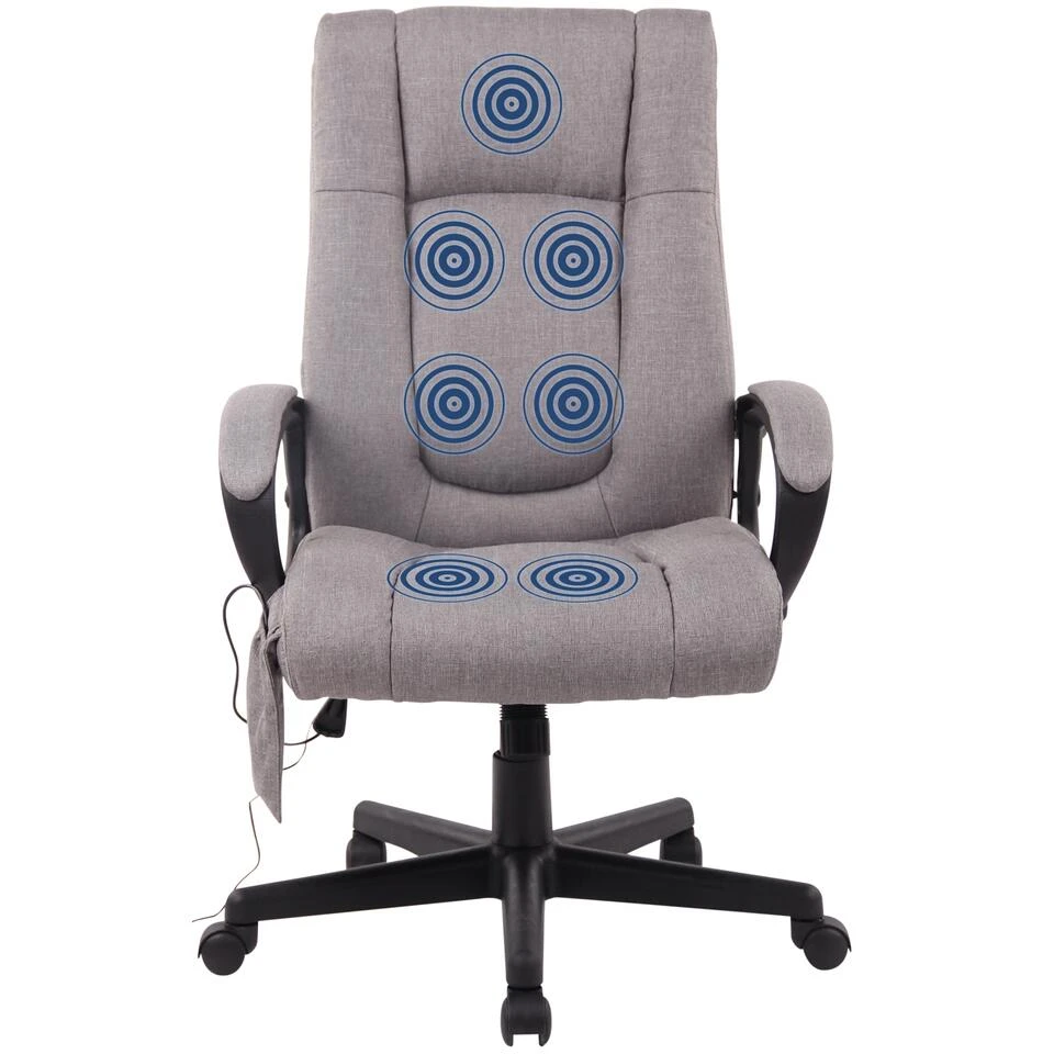 Clp Bureaustoel XL Sparta XM Stof Zilverkleurig 4 Clp Bureaustoel XL Sparta XM Stof Zilverkleurig - Afbeelding 2