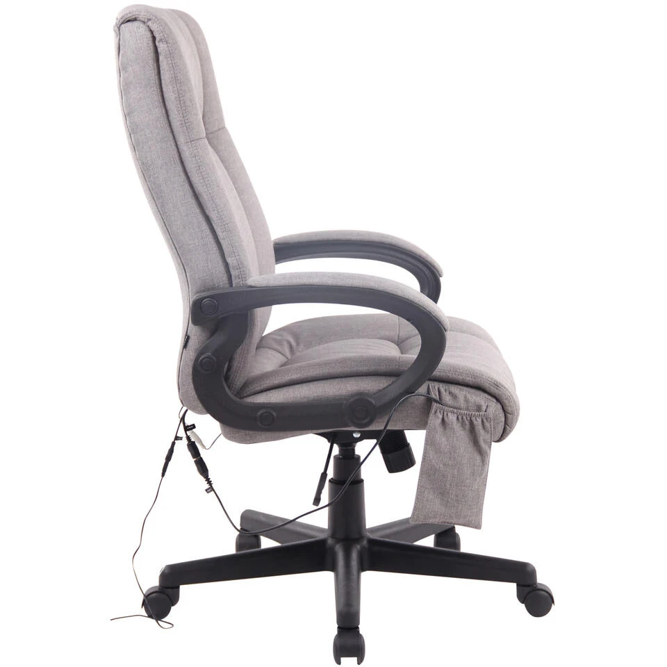 Clp Bureaustoel XL Sparta XM Stof Zilverkleurig 5 Clp Bureaustoel XL Sparta XM Stof Zilverkleurig - Afbeelding 3