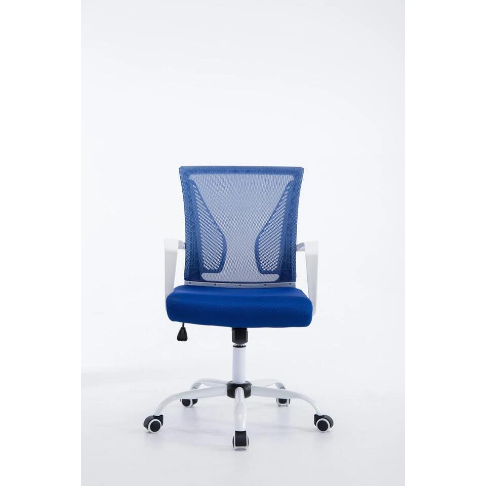 Clp Bureaustoel Tracy Frame Wit Blauw 4 Clp Bureaustoel Tracy Frame Wit Blauw - Afbeelding 2