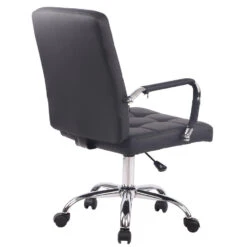 Clp Bureaustoel Deli PRO Kunstleder Zwart -Meubelwinkel 1000085301 0103