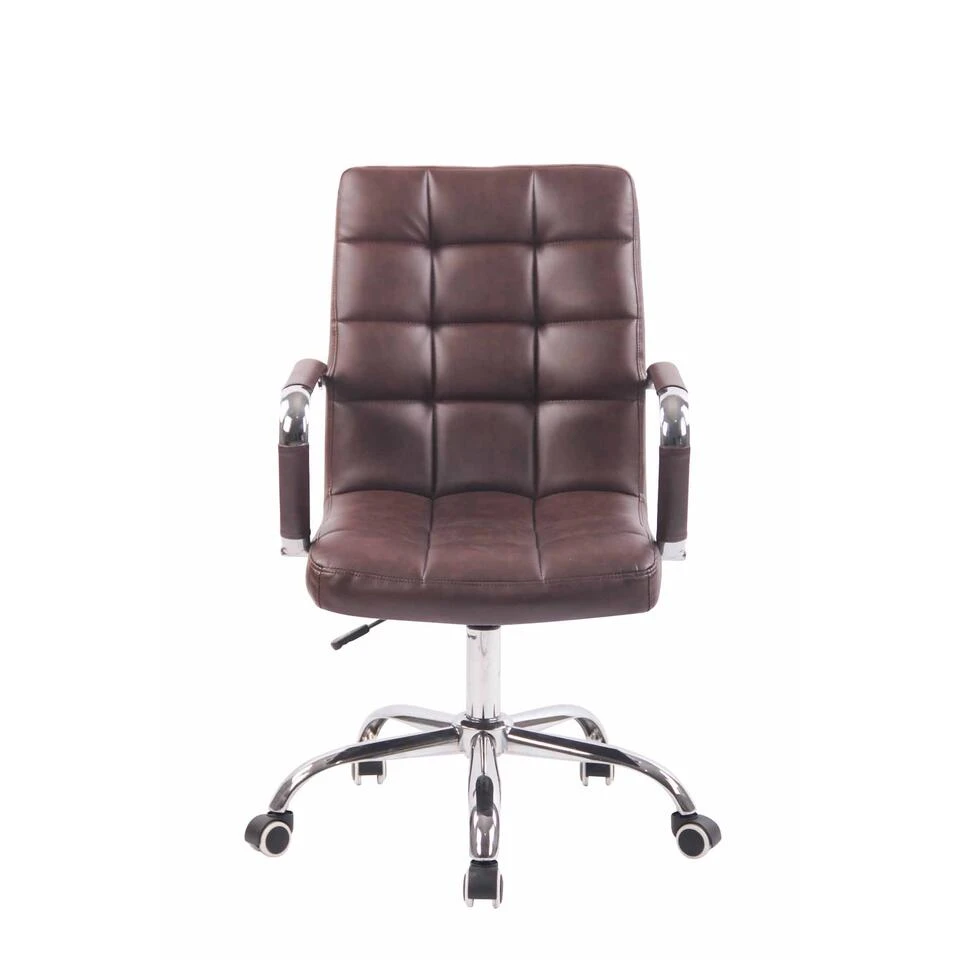 Clp Bureaustoel Deli Kunstleder Bordeauxrood 4 Clp Bureaustoel Deli Kunstleder Bordeauxrood - Afbeelding 2