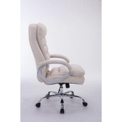 Clp Bureaustoel XXL Vancouver Stof Crème -Meubelwinkel 1000085312 0102