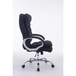 Clp Bureaustoel XXL Vancouver Stof Zwart 8 Clp Bureaustoel XXL Vancouver Stof Zwart -Meubelwinkel 1000085315 0102