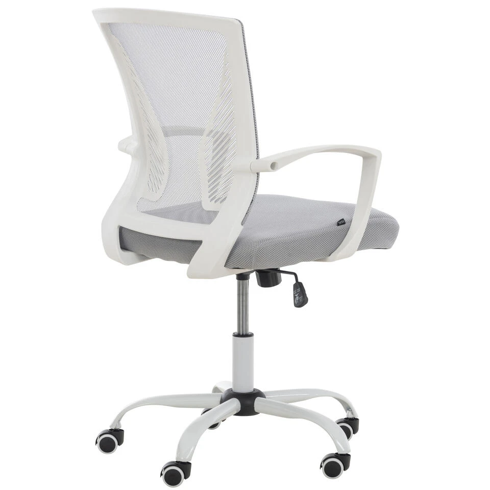 Clp Bureaustoel Tracy Frame Wit Zilverkleurig 6 Clp Bureaustoel Tracy Frame Wit Zilverkleurig - Afbeelding 4