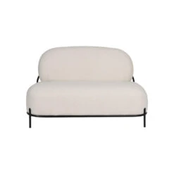 Rein Living Polly Bank - Teddy - Wit 8 Rein Living Polly Bank - Teddy - Wit -Meubelwinkel 1000087428 0102