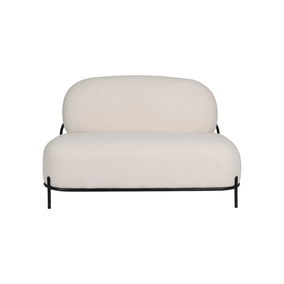 Rein Living Polly Bank - Teddy - Wit 5 Rein Living Polly Bank - Teddy - Wit - Afbeelding 3