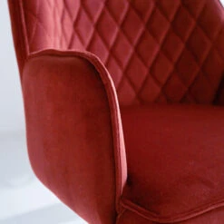 Barkruk Novan Velvet Koper - Zithoogte 68 Cm - Stof - Koperkleurig -Meubelwinkel 1000089169 0103