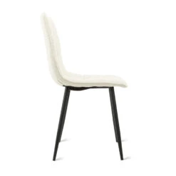 Eetkamerstoel Yerevan - Bouclé Ivoor -Meubelwinkel 1000090525 0104