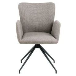 Sohome Draaibare Eetkamerstoel - Set Van 2 - Aubri - Grijsbruin -Meubelwinkel 1000092016 0102