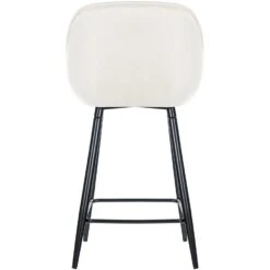 CLP Set Van 2 Barkrukken Gibson Velvet Crème 8 CLP Set Van 2 Barkrukken Gibson Velvet Crème -Meubelwinkel 1000092170 0102