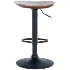 CLP Set Van 2 Barkrukken Skelde Walnoot -Meubelwinkel 1000092187 0102