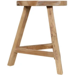 Teak Krukje 35x47cm - Hout - Bruin 9 Teak Krukje 35x47cm - Hout - Bruin -Meubelwinkel 1000094405 0104