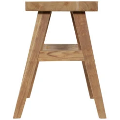 Teak Krukje 40x30x50cm - Hout - Bruin 9 Teak Krukje 40x30x50cm - Hout - Bruin -Meubelwinkel 1000094406 0104