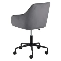 Sohome Bureaustoel Otto - Velvet - Dark Grey 8 Sohome Bureaustoel Otto - Velvet - Dark Grey -Meubelwinkel 1000094480 0102