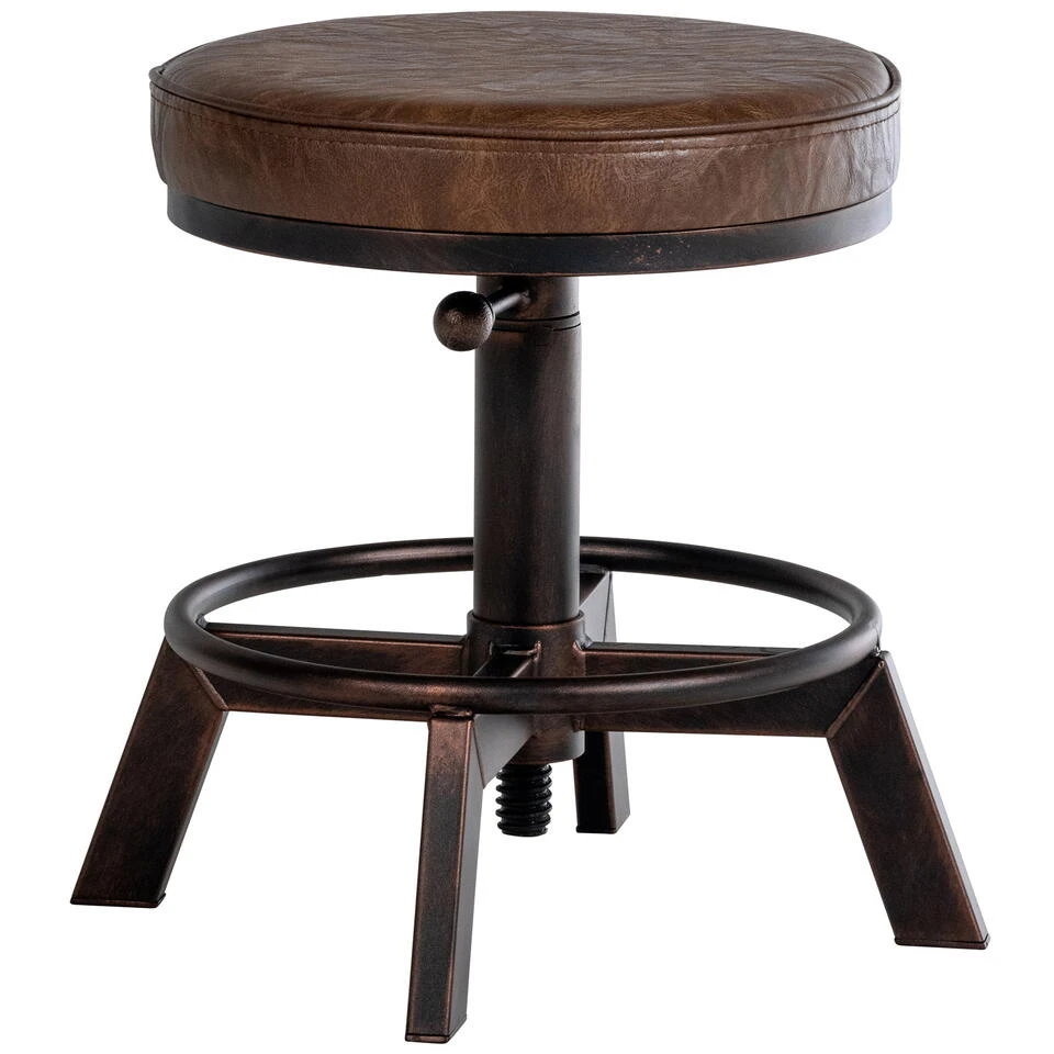 CLP Hocker Destin Kunstleder Bronskleurig 5 CLP Hocker Destin Kunstleder Bronskleurig - Afbeelding 3