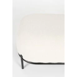 Puur Kalve Hocker - Rechthoek - Stof - Wit 8 Puur Kalve Hocker - Rechthoek - Stof - Wit -Meubelwinkel 1000096844 0103