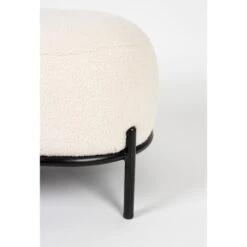 Puur Kalve Hocker - Rechthoek - Stof - Wit 9 Puur Kalve Hocker - Rechthoek - Stof - Wit -Meubelwinkel 1000096844 0104