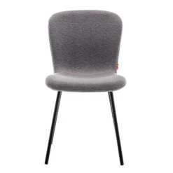 Furnihaus Eetkamerstoel Luca Teddy Grijs Set Van 2 -Meubelwinkel 1000096868 0102