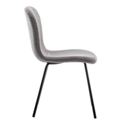 Furnihaus Eetkamerstoel Luca Teddy Grijs Set Van 2 -Meubelwinkel 1000096868 0103