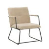 Fauteuil Hailey Beige Chenille - Stof - Beige -Meubelwinkel 1000097056