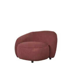 LABEL51 Fauteuil Livo Links - Winered - Boucle -Meubelwinkel 1000097883 0102