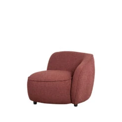 LABEL51 Fauteuil Livo Rechts - Winered - Boucle 7 LABEL51 Fauteuil Livo Rechts - Winered - Boucle -Meubelwinkel 1000097887 0101