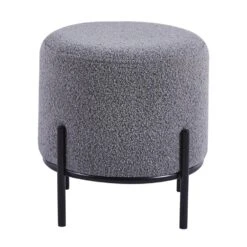 DS4U® Torben Hocker 35x38cm - Stof - Grijs