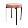 DS4UĀ® Mika Velvet Kruk - Stof - Roze 1 DS4UĀ® Mika Velvet Kruk - Stof - Roze -Meubelwinkel 1000098397