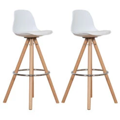 Happy Garden Stoelen TOBIAS - Wit - Plastic