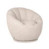 LABEL51 Fauteuil Crown - Naturel - Boucle 2 LABEL51 Fauteuil Crown - Naturel - Boucle -Meubelwinkel 1000100099