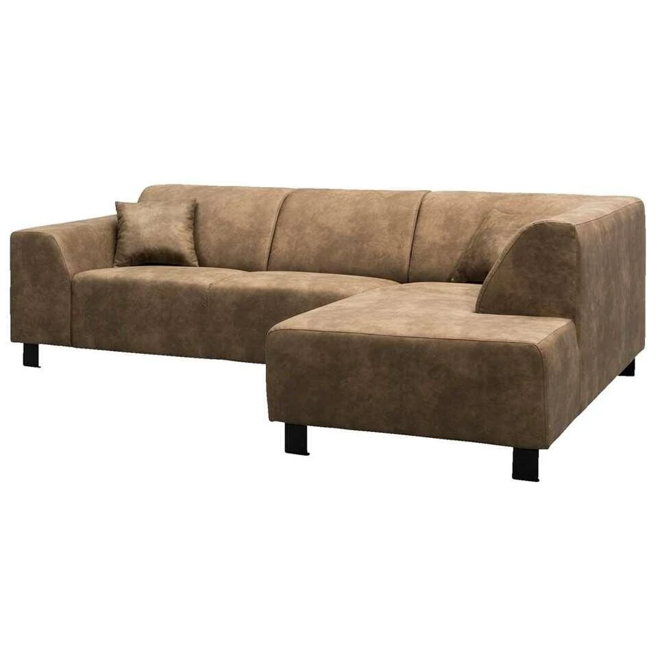 Hoekbank Nino Rechts - Taupe 4 Hoekbank Nino Rechts - Taupe - Afbeelding 2