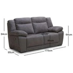 Bank Dean 2-zits - Antraciet 8 Bank Dean 2-zits - Antraciet -Meubelwinkel 10100916 9600