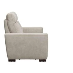 Bank James 2-zits - Lederlook - Zilvergrijs -Meubelwinkel 10100936 8000