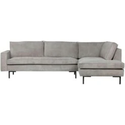 WOOOD Hoekbank Arwin Rechts - Vergrijsd Groen