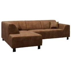 Hoekbank Nino Links - Cognac -Meubelwinkel 10101962 0301