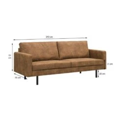 Bank Collin 2,5-zits - Cognac 8 Bank Collin 2,5-zits - Cognac -Meubelwinkel 10109859 6900