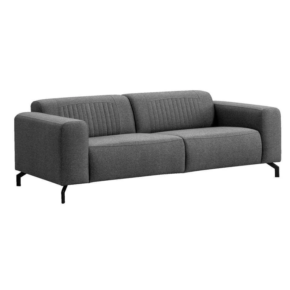 Bank Otis 3-zits - Donkergrijs 4 Bank Otis 3-zits - Donkergrijs - Afbeelding 2