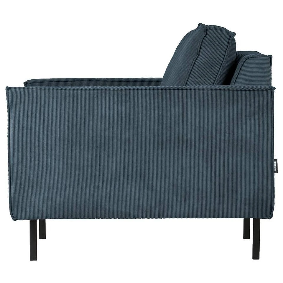 WOOOD Fauteuil Arwin - Staalblauw 5 WOOOD Fauteuil Arwin - Staalblauw - Afbeelding 3