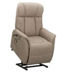 Relaxfauteuil Nebraska (sta -op) - Taupe -Meubelwinkel 10205546 0811