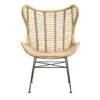 Fauteuil Jasmine - Rotan/metaal - Naturel -Meubelwinkel 10207005