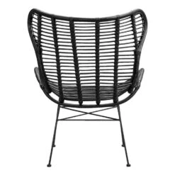 Fauteuil Jasmine - Rotan - Zwart -Meubelwinkel 10207009 0900