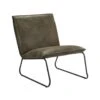 Fauteuil Cooper - Leatherlook - Olijfgroen -Meubelwinkel 10207514