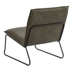 Fauteuil Cooper - Leatherlook - Olijfgroen -Meubelwinkel 10207514 1200