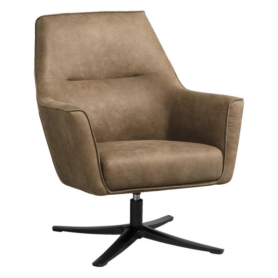 Fauteuil Niles - Taupe 4 Fauteuil Niles - Taupe - Afbeelding 2