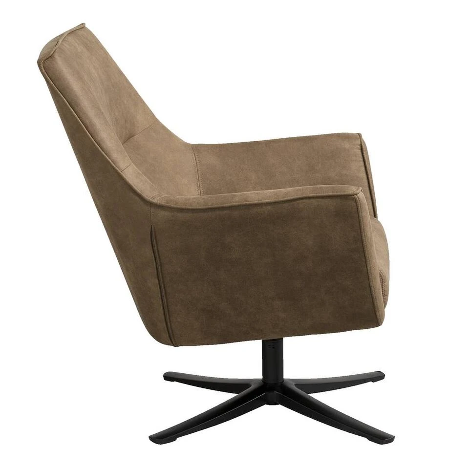 Fauteuil Niles - Taupe 5 Fauteuil Niles - Taupe - Afbeelding 3