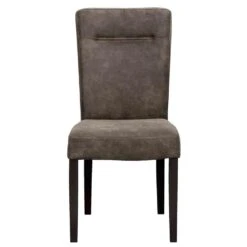 Eetkamerstoel Yvo - Lederlook - Bruin