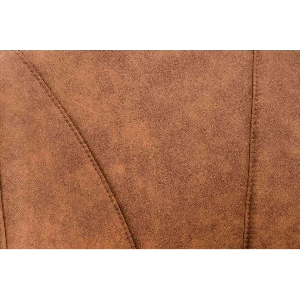 Eetkamerstoel Bas - Stof - Cognac 5 Eetkamerstoel Bas - Stof - Cognac - Afbeelding 3